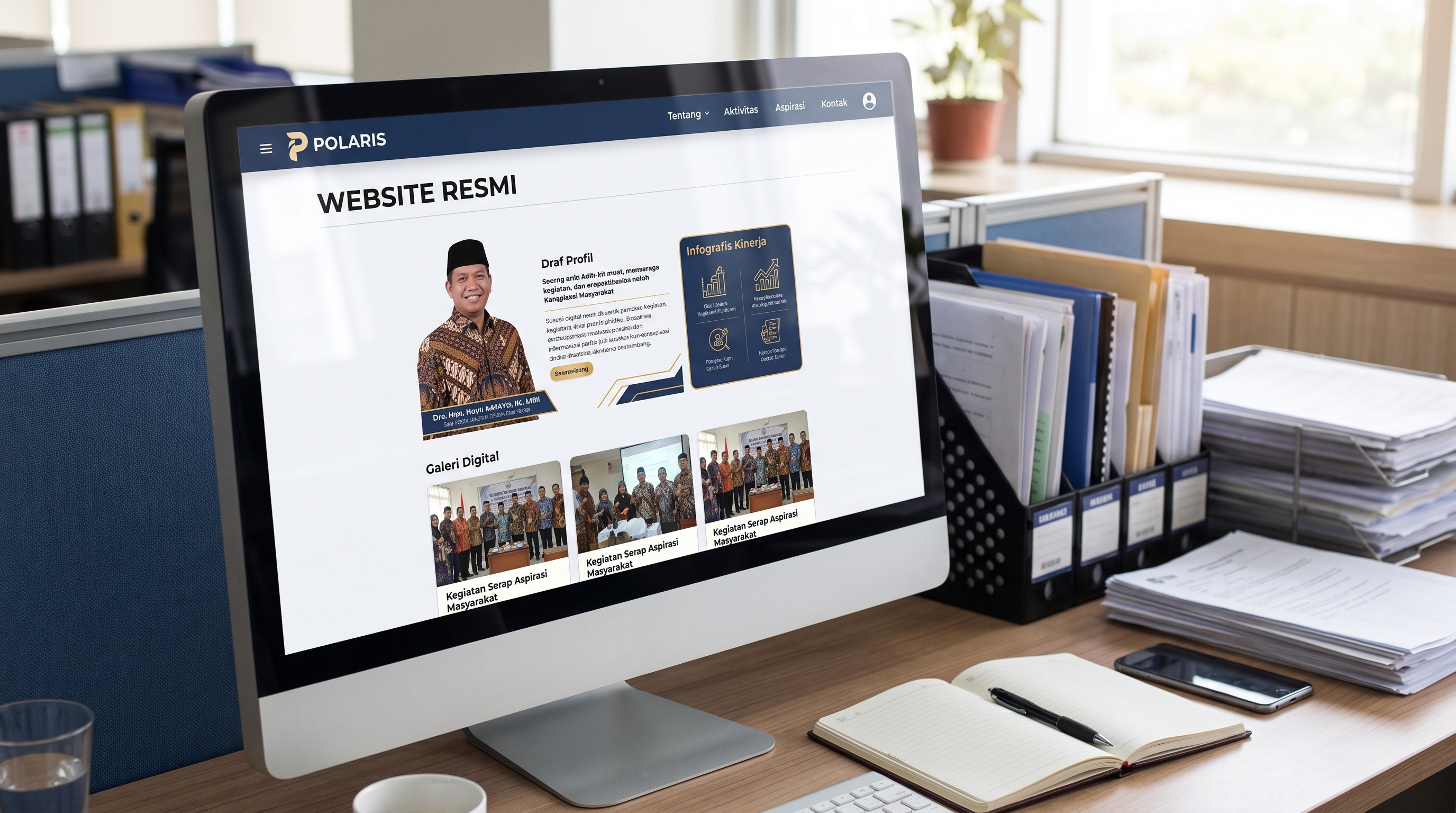 Website Klien Polaris Media